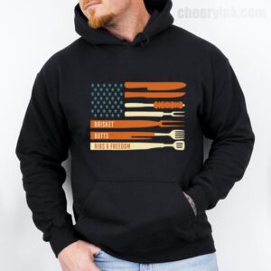 Brisket Butts Ribs Freedom Hoodie