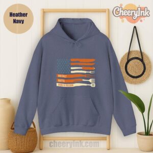 Hoodie Brisket Butts Ribs Freedom Heather