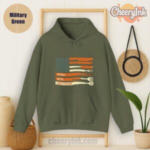 Hoodie Brisket Butts Ribs Freedom Military