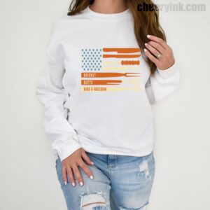 Sweatshirt Brisket Butts Ribs Freedom 1
