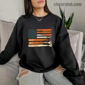 Sweatshirt Brisket Butts Ribs Freedom 10