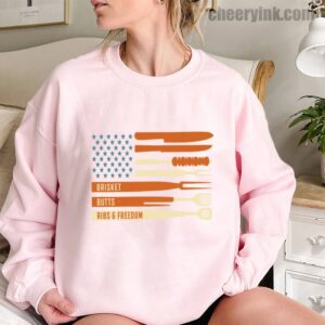 Sweatshirt Brisket Butts Ribs Freedom 11