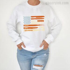 Sweatshirt Brisket Butts Ribs Freedom 4