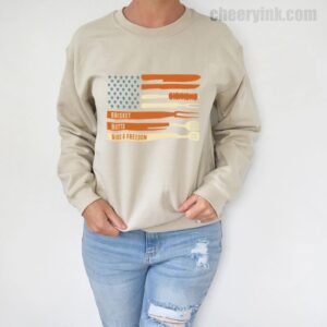 Sweatshirt Brisket Butts Ribs Freedom 5