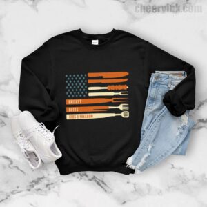 Sweatshirt Brisket Butts Ribs Freedom 7