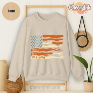 Sweatshirt Brisket Butts Ribs Freedom