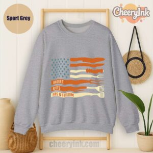 Sweatshirt Brisket Butts Ribs Freedom Sport