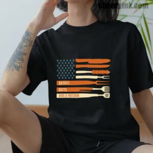 Brisket Butts Ribs Freedom T-Shirt