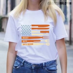 Tshirt Brisket Butts Ribs Freedom 13 T