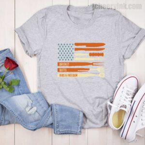 Tshirt Brisket Butts Ribs Freedom 16 T