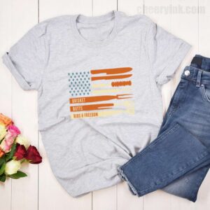 Tshirt Brisket Butts Ribs Freedom 18 T