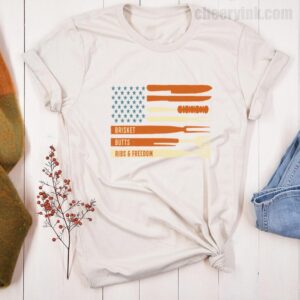 Tshirt Brisket Butts Ribs Freedom 21 T