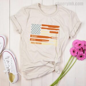 Tshirt Brisket Butts Ribs Freedom 22 T