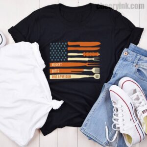 Tshirt Brisket Butts Ribs Freedom 46 T