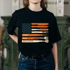 Tshirt Brisket Butts Ribs Freedom 7 T