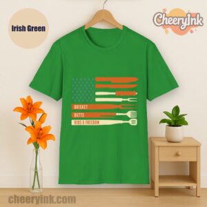 Tshirt Brisket Butts Ribs Freedom Irish
