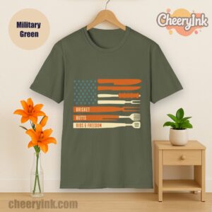 Tshirt Brisket Butts Ribs Freedom Military