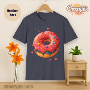 Tshirt Sweet Love Donut Heather