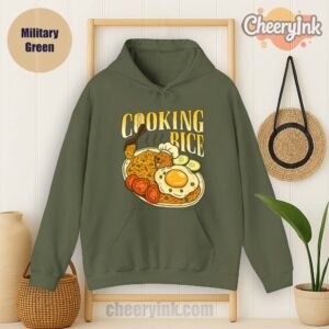 Hoodie Cooking Rice Military
