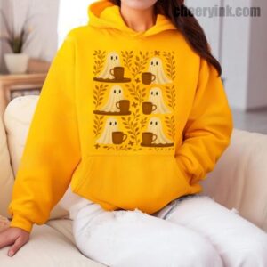 Hoodie Cute Ghosts Coffee 10