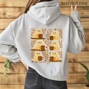 Hoodie Cute Ghosts Coffee 14