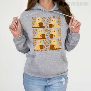 Hoodie Cute Ghosts Coffee 19 Hoodie