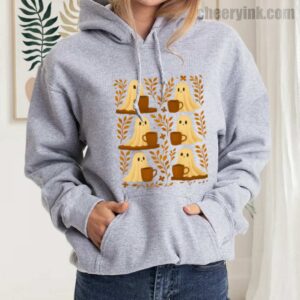 Hoodie Cute Ghosts Coffee 21