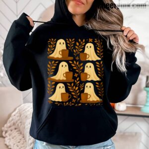 Hoodie Cute Ghosts Coffee 3