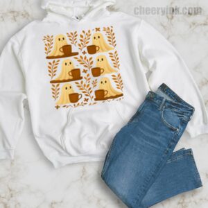 Hoodie Cute Ghosts Coffee 34
