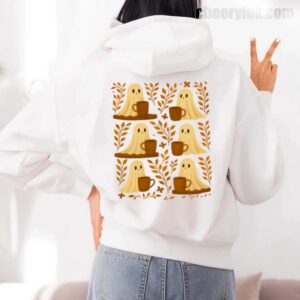 Hoodie Cute Ghosts Coffee 7