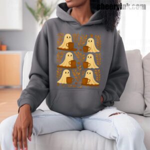 Hoodie Cute Ghosts Coffee 9