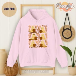 Hoodie Cute Ghosts Coffee Light