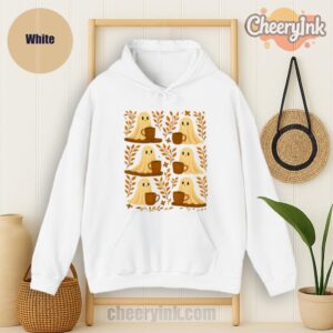Hoodie Cute Ghosts Coffee