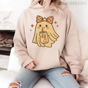 Hoodie Diet Coke Halloween Ghost Bow 12