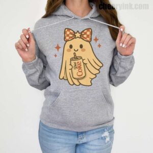 Hoodie Diet Coke Halloween Ghost Bow 19