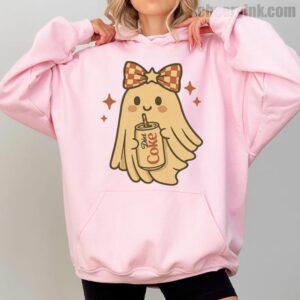 Hoodie Diet Coke Halloween Ghost Bow 2