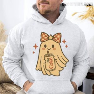 Hoodie Diet Coke Halloween Ghost Bow 29
