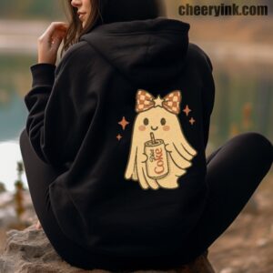 Hoodie Diet Coke Halloween Ghost Bow 4