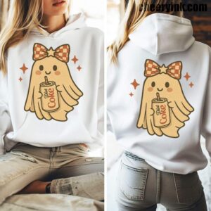 Hoodie Diet Coke Halloween Ghost Bow 5 Hoodie