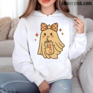 Hoodie Diet Coke Halloween Ghost Bow 6 Hoodie