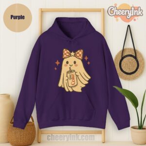Hoodie Diet Coke Halloween Ghost Bow