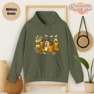 Hoodie Skeleton Coffee Cups Military