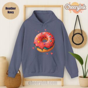 Hoodie Sweet Love Donut Heather