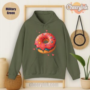 Hoodie Sweet Love Donut Military