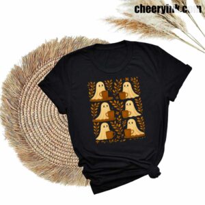 Shirt Cute Ghosts Coffee 27 T