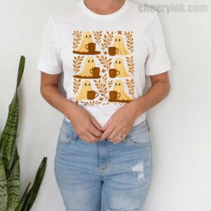 Shirt Cute Ghosts Coffee 4 T