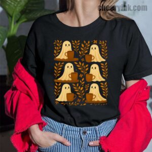 Shirt Cute Ghosts Coffee 43 T