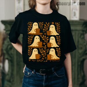 Shirt Cute Ghosts Coffee 7 T