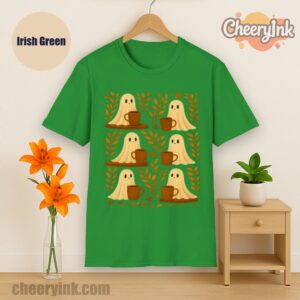 Shirt Cute Ghosts Coffee Irish