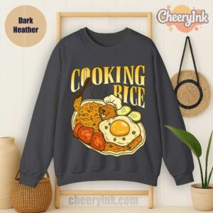 Sweatshirt Cooking Rice Dark